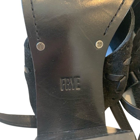 Frye Black Strappy Sandals - Picture 3 of 4